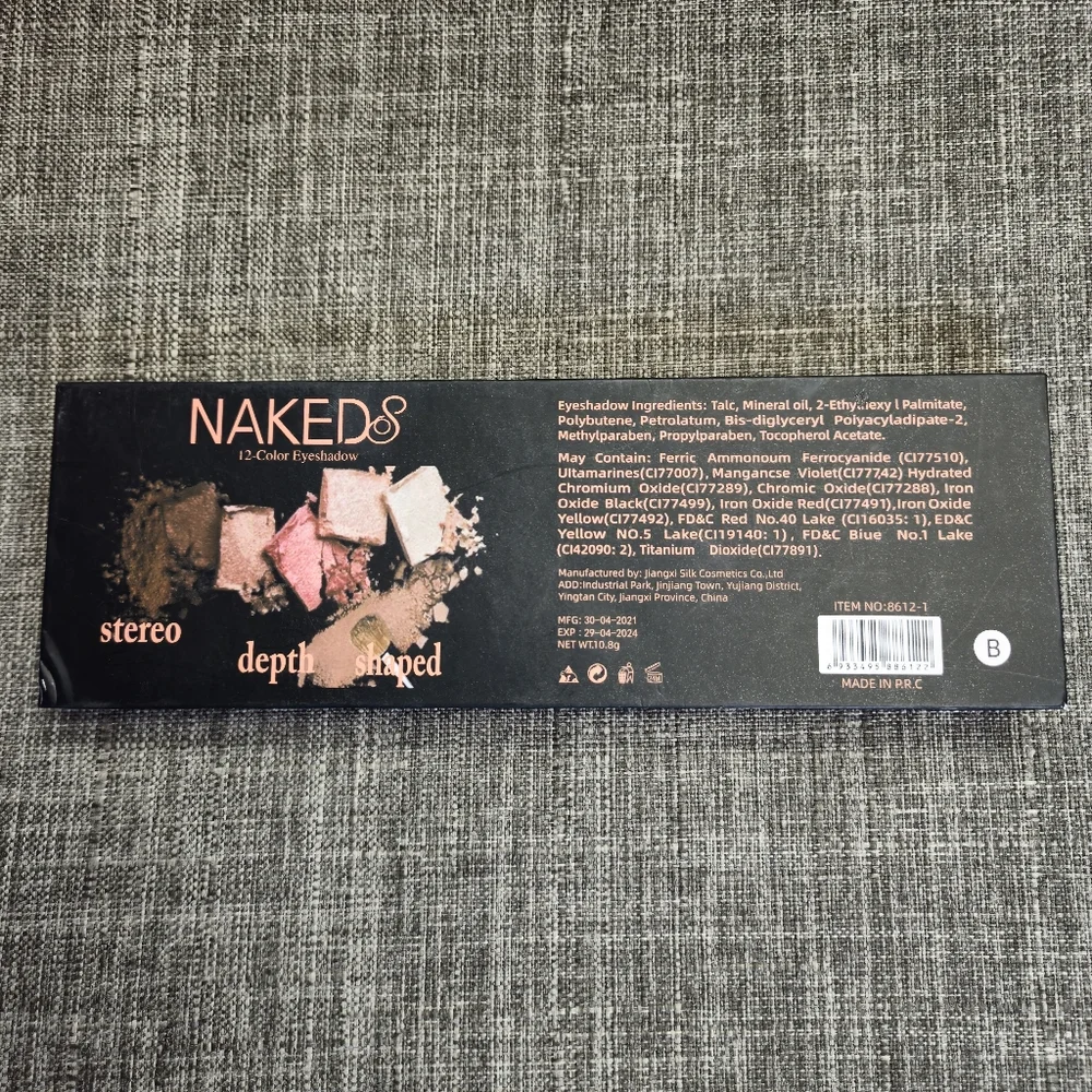 NEW Nakeds 12 Color Eyeshadow Palette